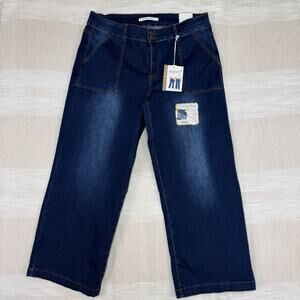 9th & Main High Rise Wide Leg Women’s Sz 22W Jeans Modern Fade Stretch